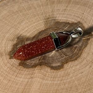 Goldstone Crystal Pendant
